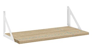BOARD+TRI Regal nach Maß | bis 80x30 cm | eiche/weiß