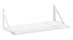 BOARD+TRI Regal nach Maß | bis 80x30 cm | weiß