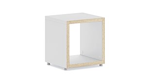 BOON 1x1 Regalwürfel | 38x40x33 cm | weiß/eiche