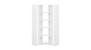 BOON 3x5 Corner Shelf | 88/88x183x33 cm