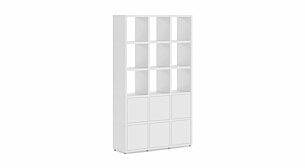 BOON 3x5-P1 Regalsystem | 110x183x33 cm (LxHxT) | weiß