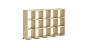 BOON 5x3 Regalsystem | 181x112x33 cm | eiche