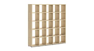 BOON 5x5 Regalsystem | 181x183x33 cm | eiche