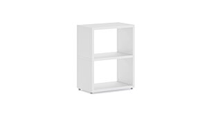 BOON L-1x2 Regalsystem | 60x76x33 cm | weiß