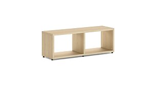BOON L-2x1 Regalsystem | 117x40x33 cm | eiche