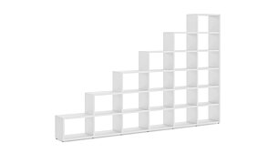 BOON L-6x6 Stepped Shelf | Decor white