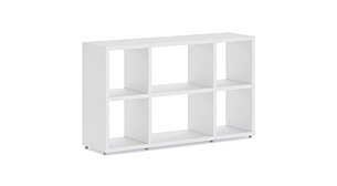 BOON Mix-3x2 Regalsystem | 131x76x33 cm | weiß
