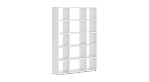 BOON Mix-3x5 Regalsystem | 131x183x33 cm | weiß