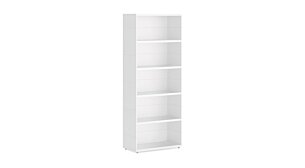 CASE Maxi-1x5 Regalwand | 75x185x34 cm (LxHxT) | weiß