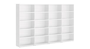 CASE Maxi-4x5 Regalwand | 300x185x34 cm (LxHxT) | weiß