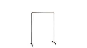 CAST S-100 Clothes rack | Height 160 cm | black