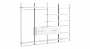 CLOS-IT D-404 Offener Kleiderschrank