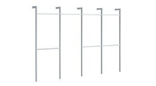 CLOS-IT W-402 Regalsystem | 333x228x24 cm | silber