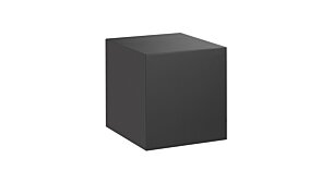 DADO Wandregal Würfel | 15x15x15 cm | Dekor schwarz