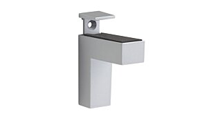 ELIOT Shelf Brackets - 2 pcs | for shelf boards 0,5-4 cm | silver