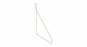 FIL Metal Shelf Bracket | for shelf boards 200x19 mm | white