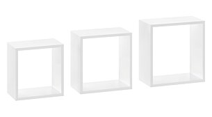 FRAME Regalwürfel Set - 3 Stck | 30x12x30 cm | weiß