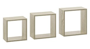 FRAME Regalwürfel Set - 3 Stck | Dekor eiche