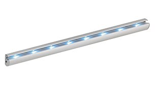 LED RAIL-8 Glass Shelf Slots | silver