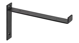 LIP Metal Shelf Bracket | for shelf depth 20 cm | black