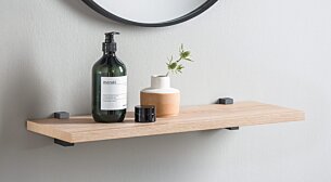 LITE+CUADRO Wall Shelf | 60x20 cm | Decor oak