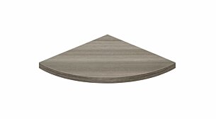 LITE Corner Shelf Board | 300x300x19 mm | driftwood
