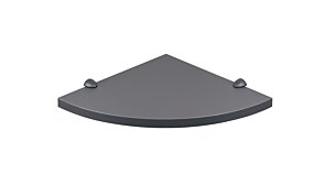 LITE+JAM Eckregal | 30x30 cm | anthrazit/schwarz