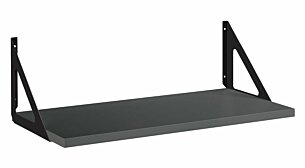 LITE+TRI Hängeregal | 80x30 cm | anthrazit/schwarz