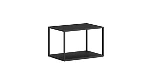 LIUM L-1x1 Regalsystem | 57x37x36 cm | esche schwarz/schwarz