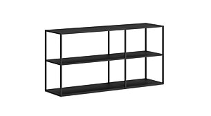 LIUM MIX-2x2 Shelving Unit | Decor black