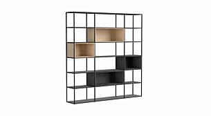 LIUM MIX-3x6-P Regalsystem | 200x208x36 cm (LxHxT)