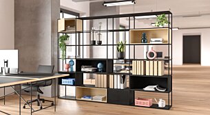 LIUM MIX-4x6-P Regalsystem | 288x208x36 cm