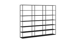 LIUM XL-3x6 Regalsystem | Dekor schwarz