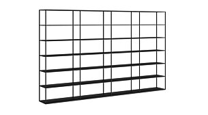 LIUM XL-4x6 Regalsystem | Dekor schwarz