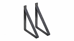 LOOP Filzriemen für Regal - 2 Stck | für Bodentiefe 20-25 cm | anthrazit