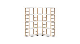 MAXX 3x4 Eckregal | 109/109x147x33 cm (LxHxT)