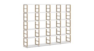 MAXX 4x5 Shelving Unit | 231x183x33 cm (LxHxD) | Decor ash