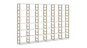 MAXX 6x6 Shelving Unit | 345x218x33 cm (LxHxD)