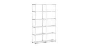MAXX M-2x5 Bücherregal | 117x183x33 cm (LxHxT) | weiß