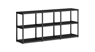 MAXX M-3x2 Regalsystem | 174x76x33 cm (LxHxT) | schwarz