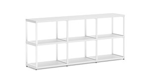 MAXX M-3x2 Regalsystem | 174x76x33 cm (LxHxT) | weiß