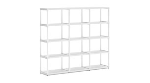 MAXX M-3x4 Regalsystem | 174x147x33 cm (LxHxT) | Dekor weiß