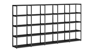 MAXX M-5x4 Regalsystem | 288x147x33 cm (LxHxT) | schwarz