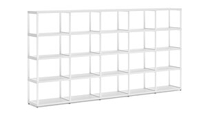 MAXX M-5x4 Regalsystem | 288x147x33 cm (LxHxT) | weiß