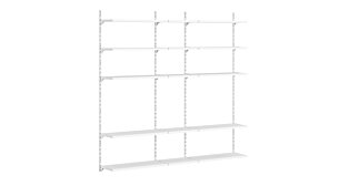 ON-WALL L-250 Regalsystem | 207x200x32 cm
