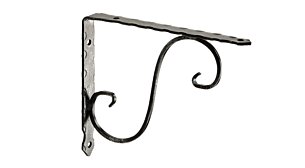 ORNAMENTAL Metal Shelf Brackets | black