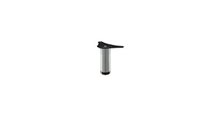 PASO Round Furniture Leg | 6x19 cm | silver
