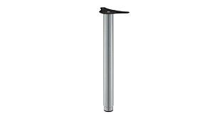 PASO-V Adjustable Table Leg - 5 cm | 5x60-90 cm | silver
