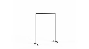 PIPE S-100 Clothes rack | 131x160x45 cm | black