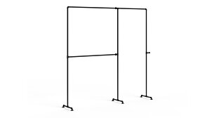 PIPE S-150 Clothes rack | 227x214x45 cm | black